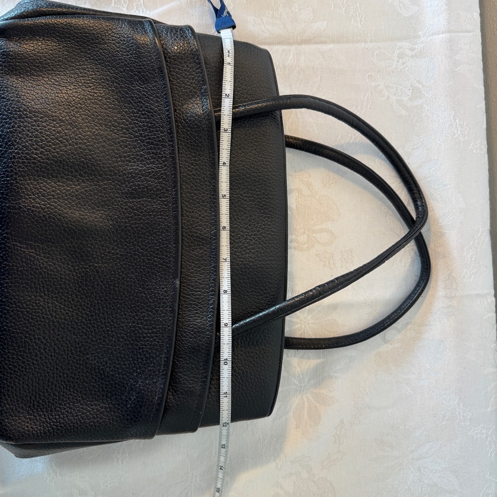 Vintage 1960s Rambler by Kaden Black Leather Handbag - Picture 13 of 16